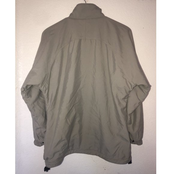 Vintage 1/4 Zip Windbreaker Jacket (Stone) - Picture 3 of 7